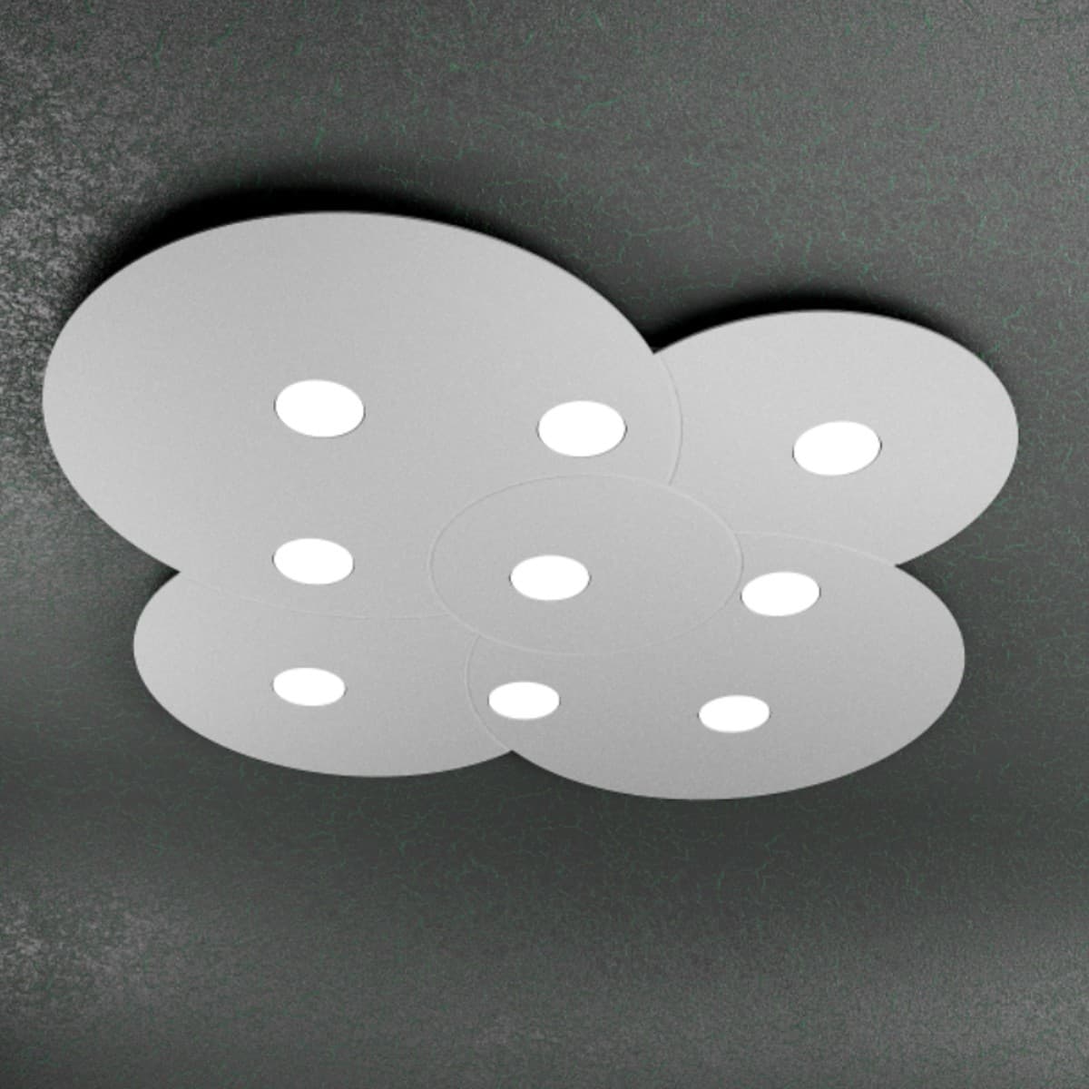 Plafoniera moderna Top Light CLOUD 1128 PL9 Gx53 LED metallo lampada soffitto - 10