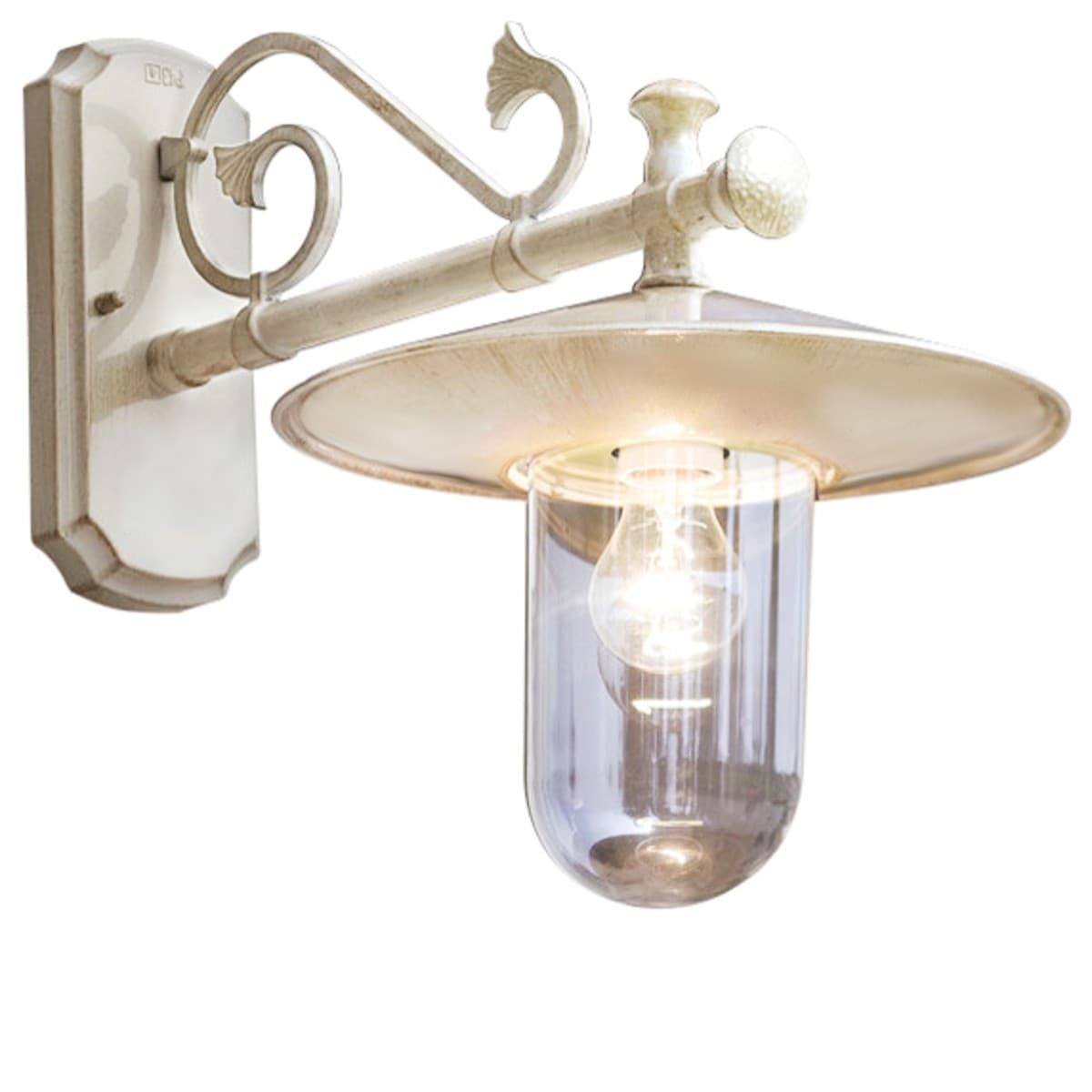 Applique Classico Ferroluce GENOVA A400 AP E27 LED alluminio lampada parete - 13