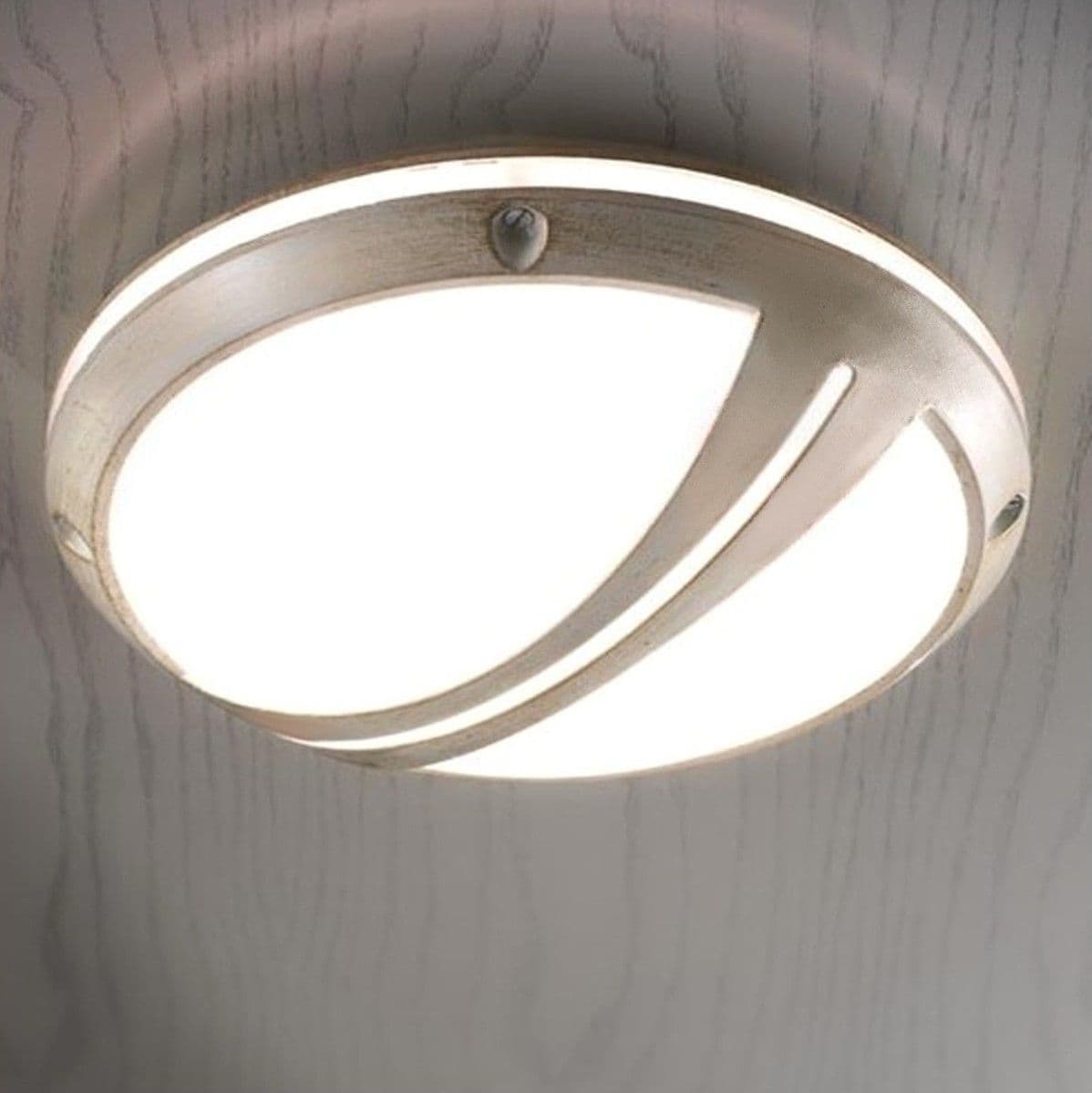 Plafoniera classica Ferroluce BRINDISI A551 PL E27 LED alluminio lampada soffitto parete – senza decoro – moderno