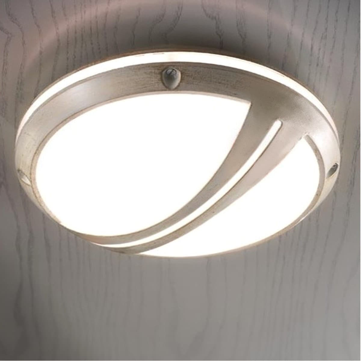 Plafoniera classica Ferroluce BRINDISI A551 PL E27 LED alluminio lampada soffitto parete - 14