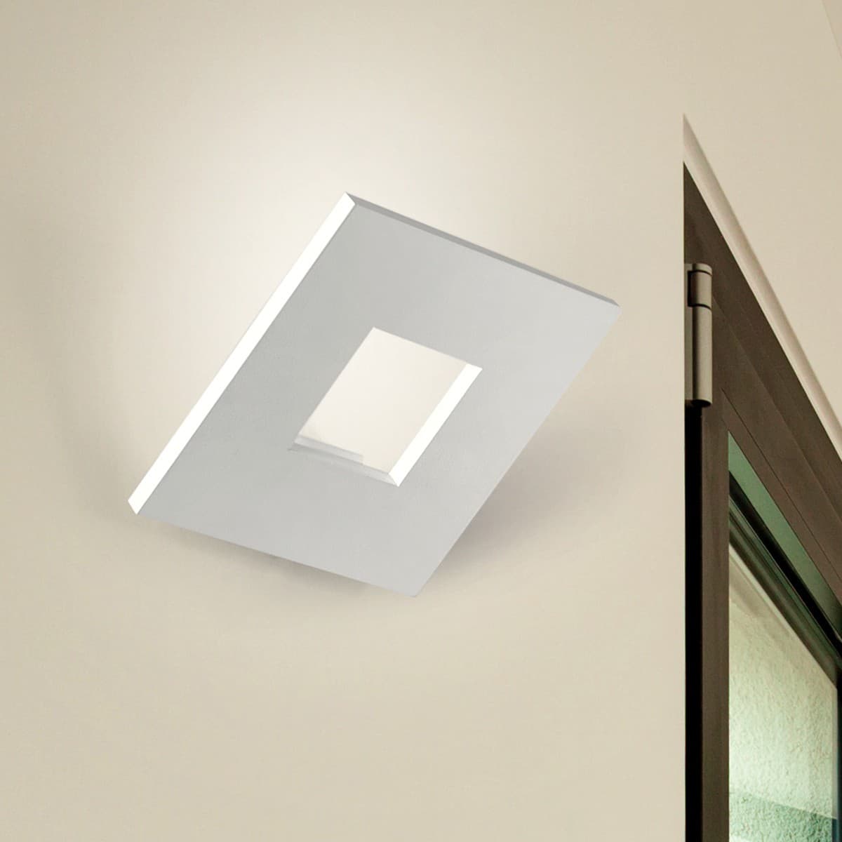 Applique moderno Cattaneo illuminazione SQUARE 860 20A LED dimmerabile basculante - 15
