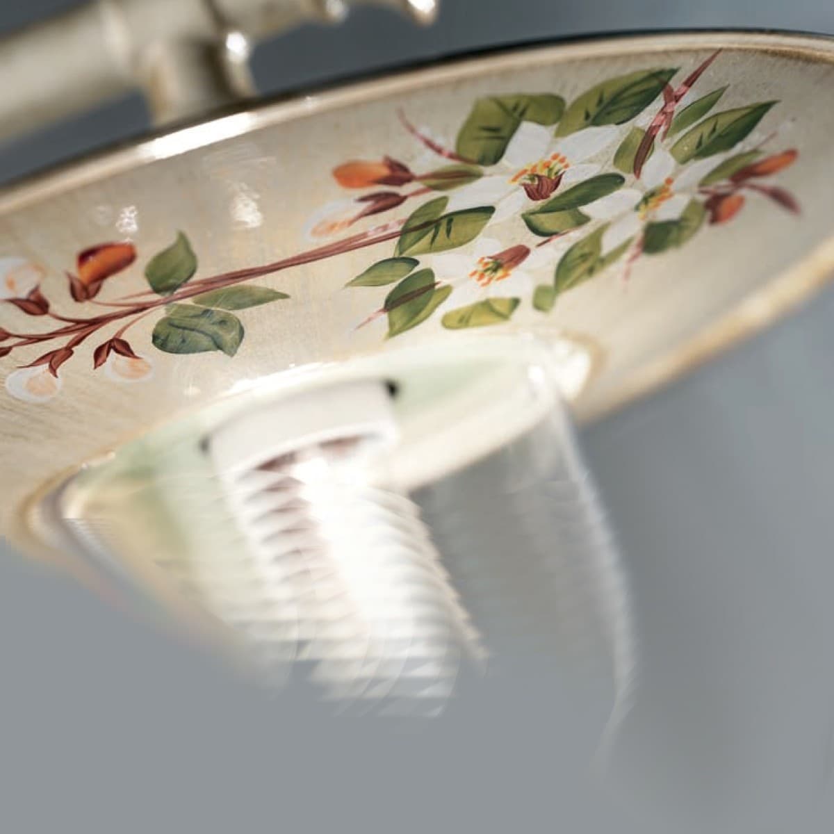 Lampioncino palo classico Ferroluce GENOVA A403 TE E27 LED alluminio lampada terra - 14