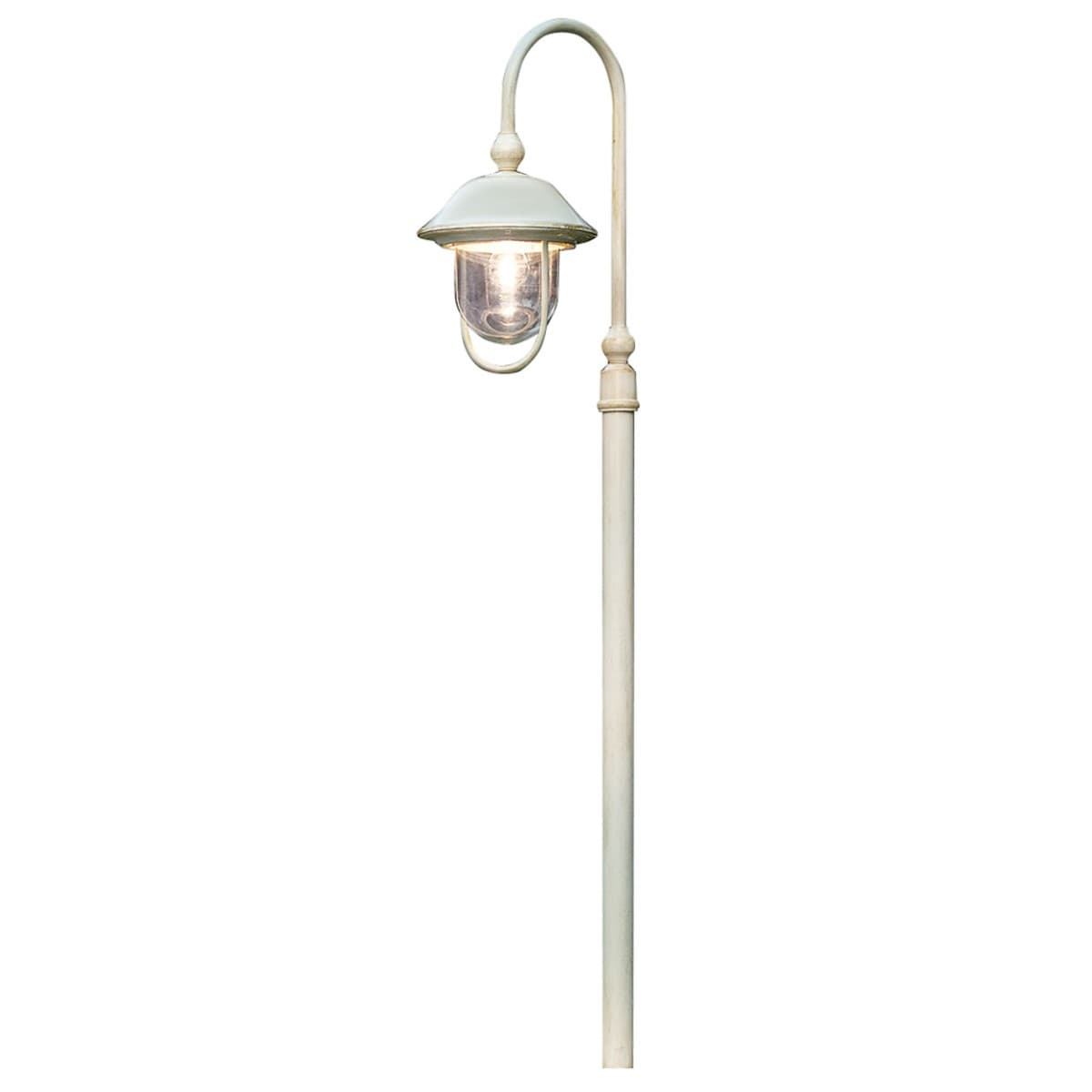 Lampioncino palo classico Ferroluce BARI A303 TE E27 LED alluminio lampada terra - 15