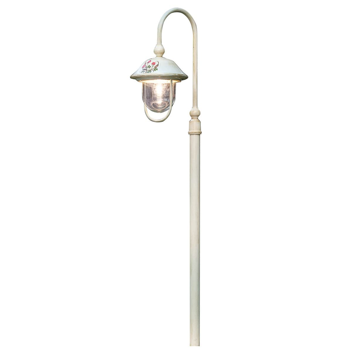 Lampioncino palo classico Ferroluce BARI A303 TE E27 LED alluminio lampada terra - 14