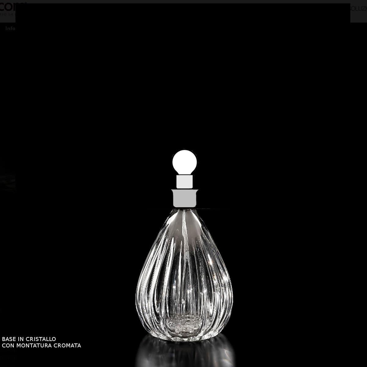 Abat-jour classica Sylcom FELICITA 1395 E14 LED vetro soffiato lampada tavolo - 14