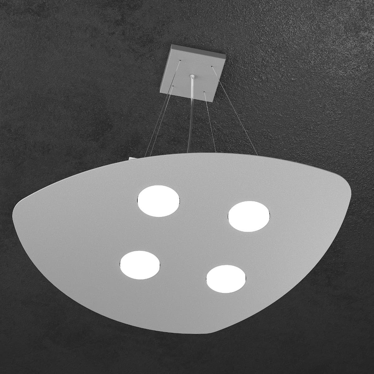Lampadario moderno Top Light SHAPE 1143 S4+2 GX53 LED metallo sospensione - 9