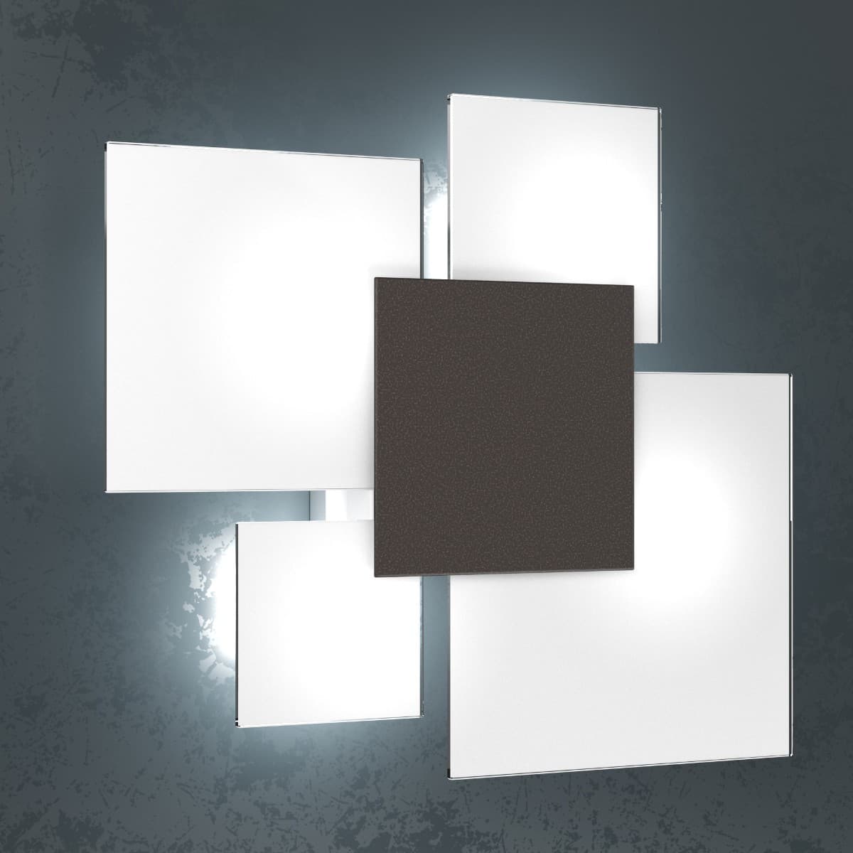 Plafoniera moderna Top Light UPGRADE 1148 45 E27 LED vetro lampada parete soffitto - 19