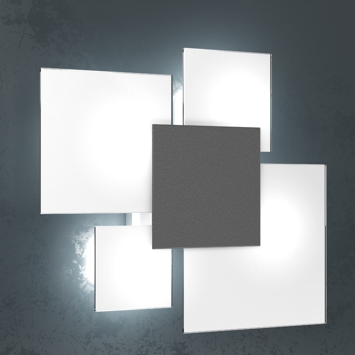 Plafoniera moderna Top Light UPGRADE 1148 45 E27 LED vetro lampada parete soffitto - 20