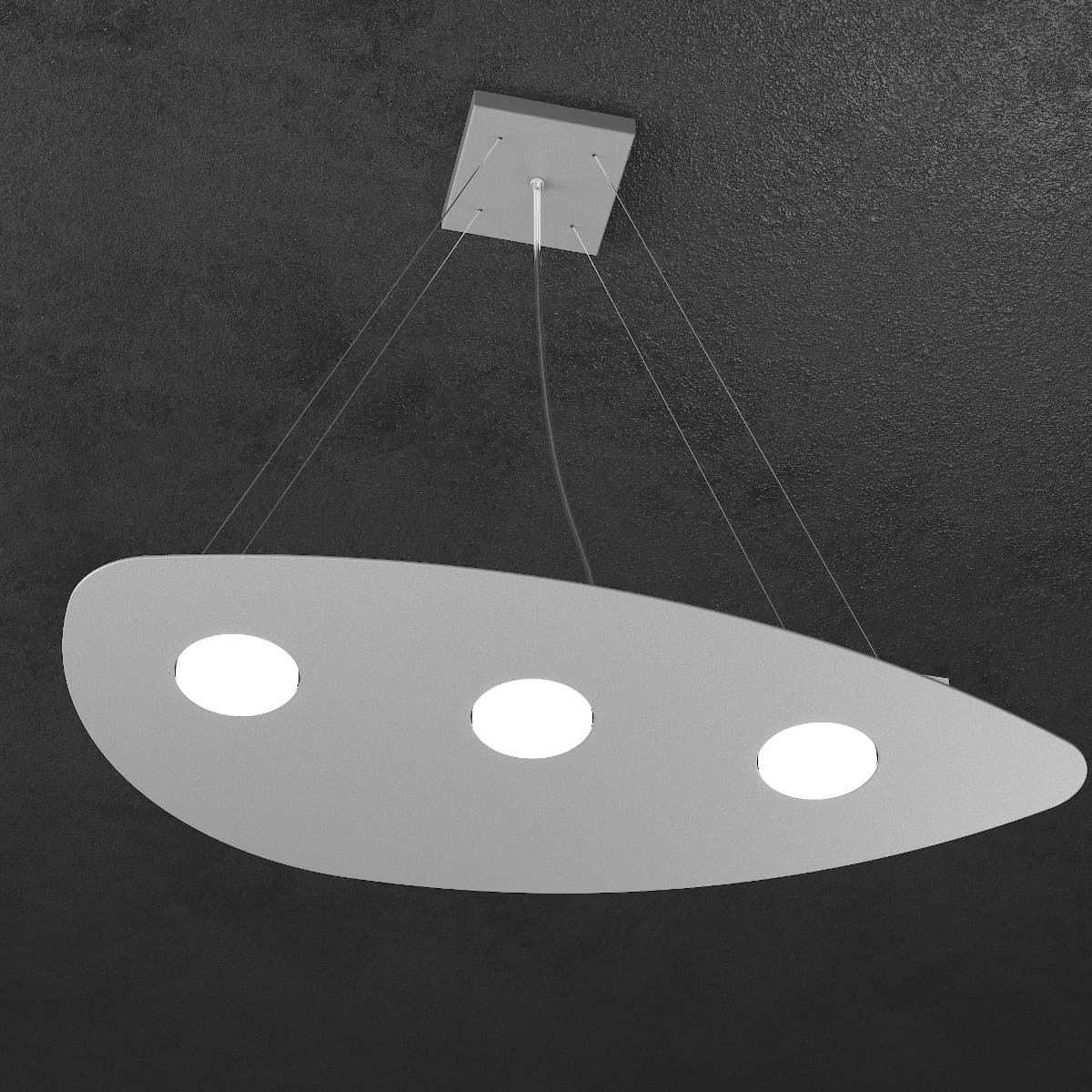 Lampadario moderno Top Light SHAPE 1143 S3+2 GX53 LED metallo sospensione - 8