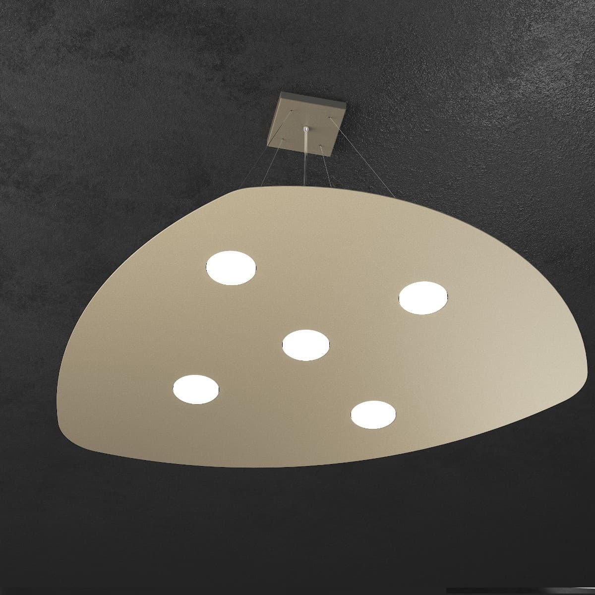 Lampadario moderno Top Light SHAPE 1143 S5+2 GX53 LED metallo sospensione - 14