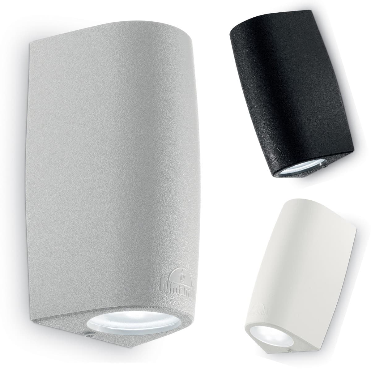 Applique moderno Ideal Lux KEOPE AP2 147772 147819 147796 GU10 LED IP55 biemissione resina lampada parete - 9