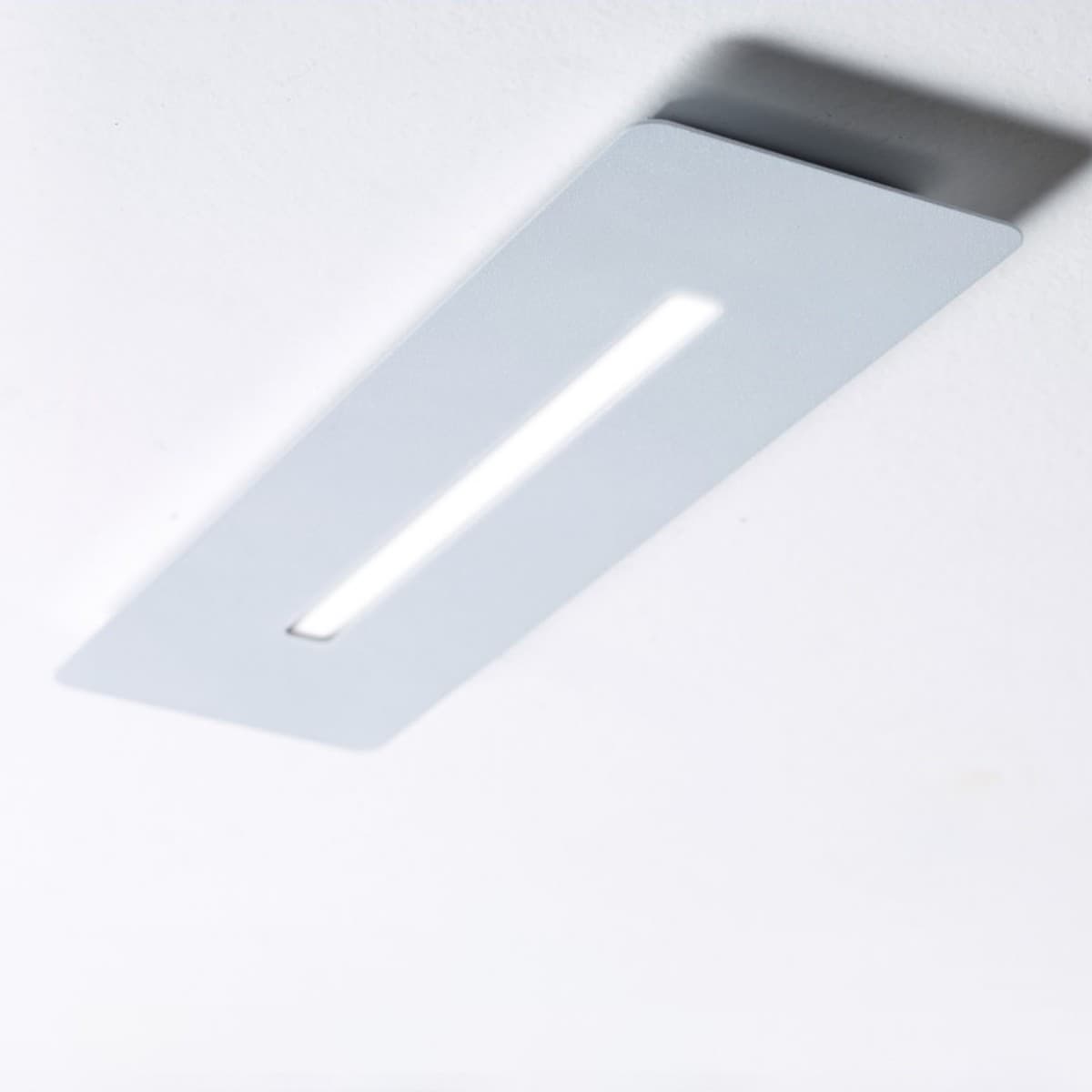 Plafoniera moderna Cattaneo CENTRELINE 890 40PA LED 15W 2000lm 3000°K lampada soffitto parete dimmerabile metallo interni - 11