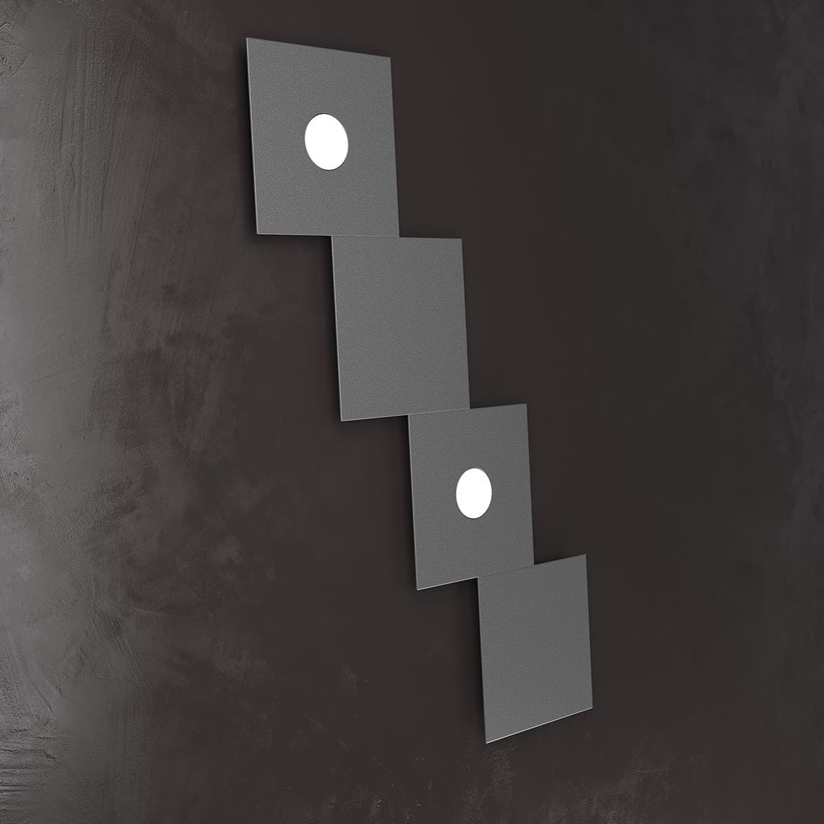 Plafoniera moderna Top Light ECCENTRIC 1156 2L2D GX53 LED metallo lampada parete soffitto - 30
