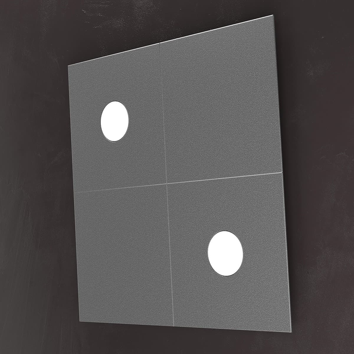 Plafoniera moderna Top Light ECCENTRIC 1156 2L2D GX53 LED metallo lampada parete soffitto - 35