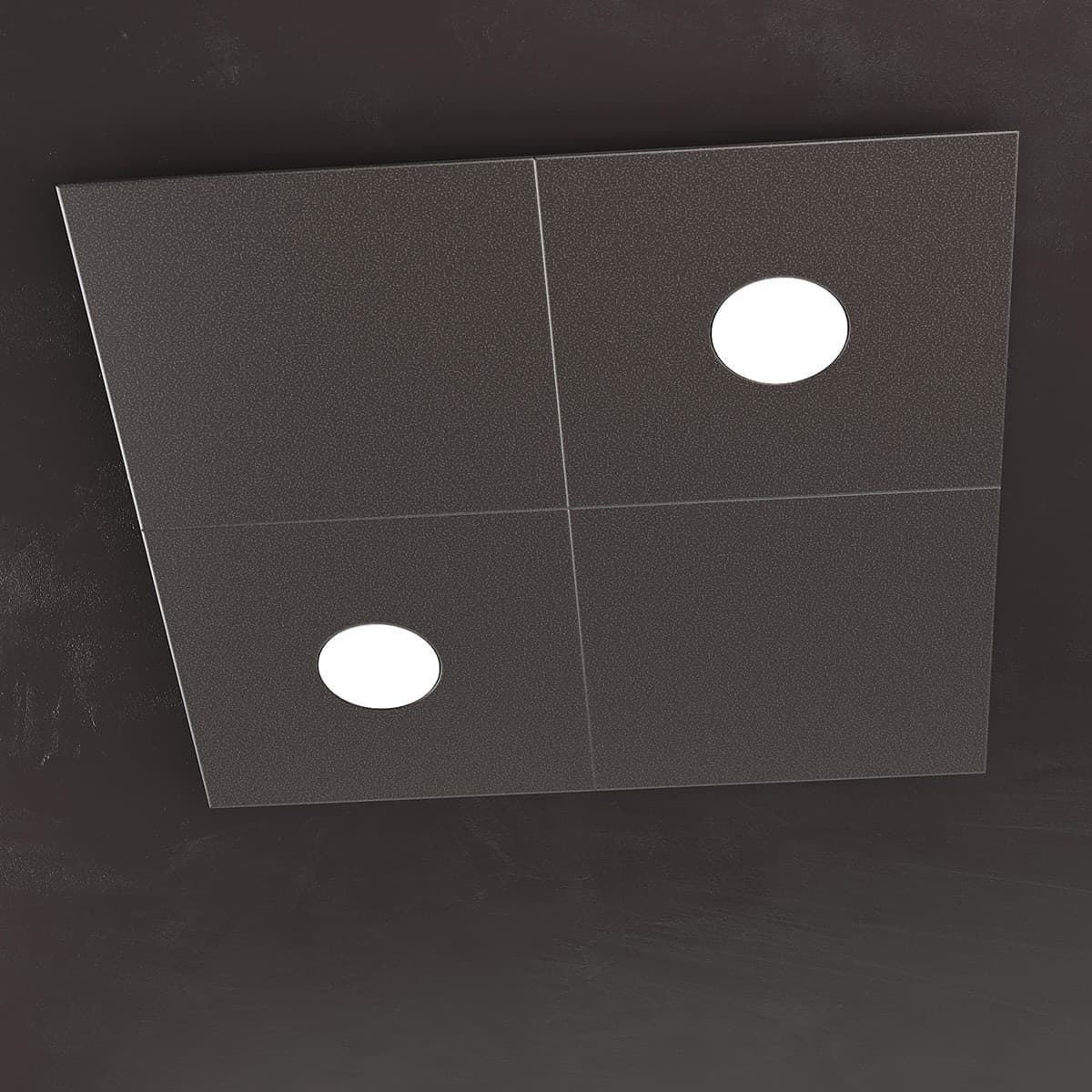 Plafoniera moderna Top Light ECCENTRIC 1156 2L2D GX53 LED metallo lampada parete soffitto - 37
