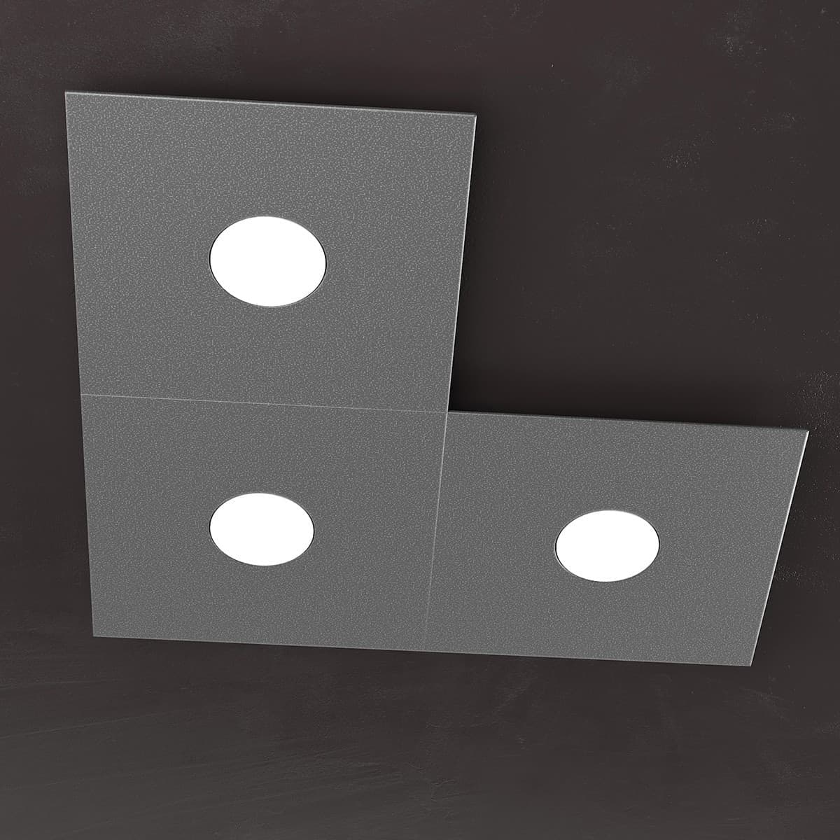 Plafoniera moderna Top Light ECCENTRIC 1156 3L GX53 LED metallo lampada parete soffitto - 26