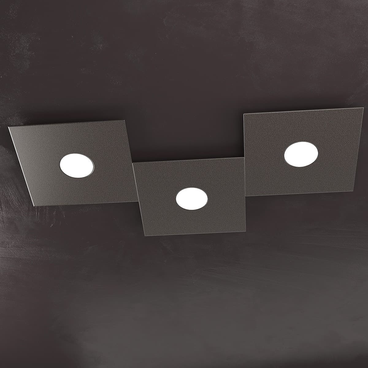 Plafoniera moderna Top Light ECCENTRIC 1156 3L GX53 LED metallo lampada parete soffitto - 33