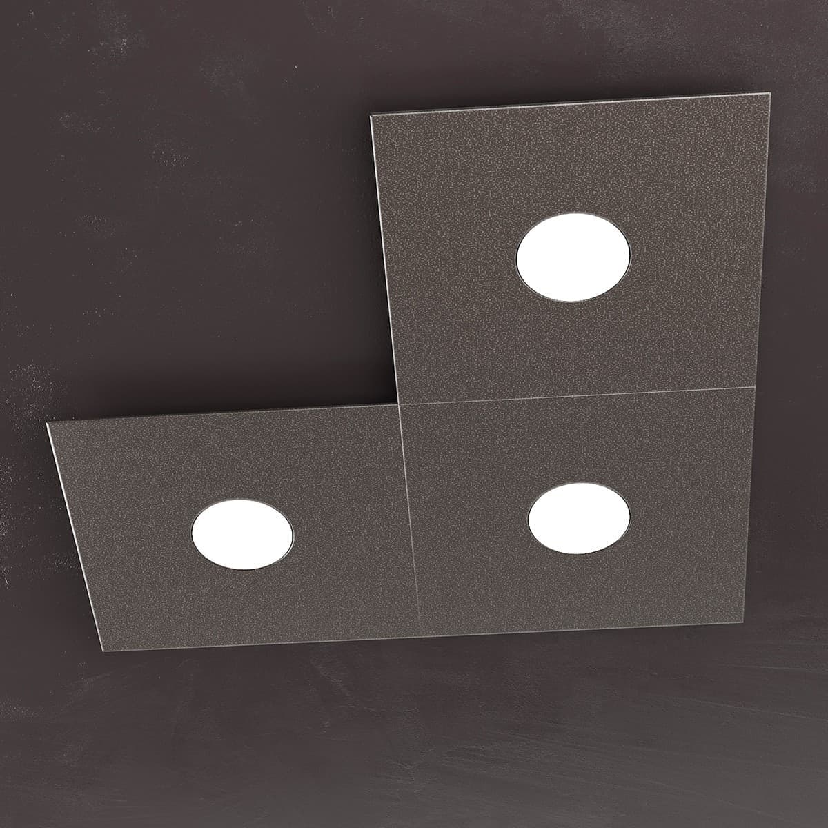 Plafoniera moderna Top Light ECCENTRIC 1156 3L GX53 LED metallo lampada parete soffitto - 35