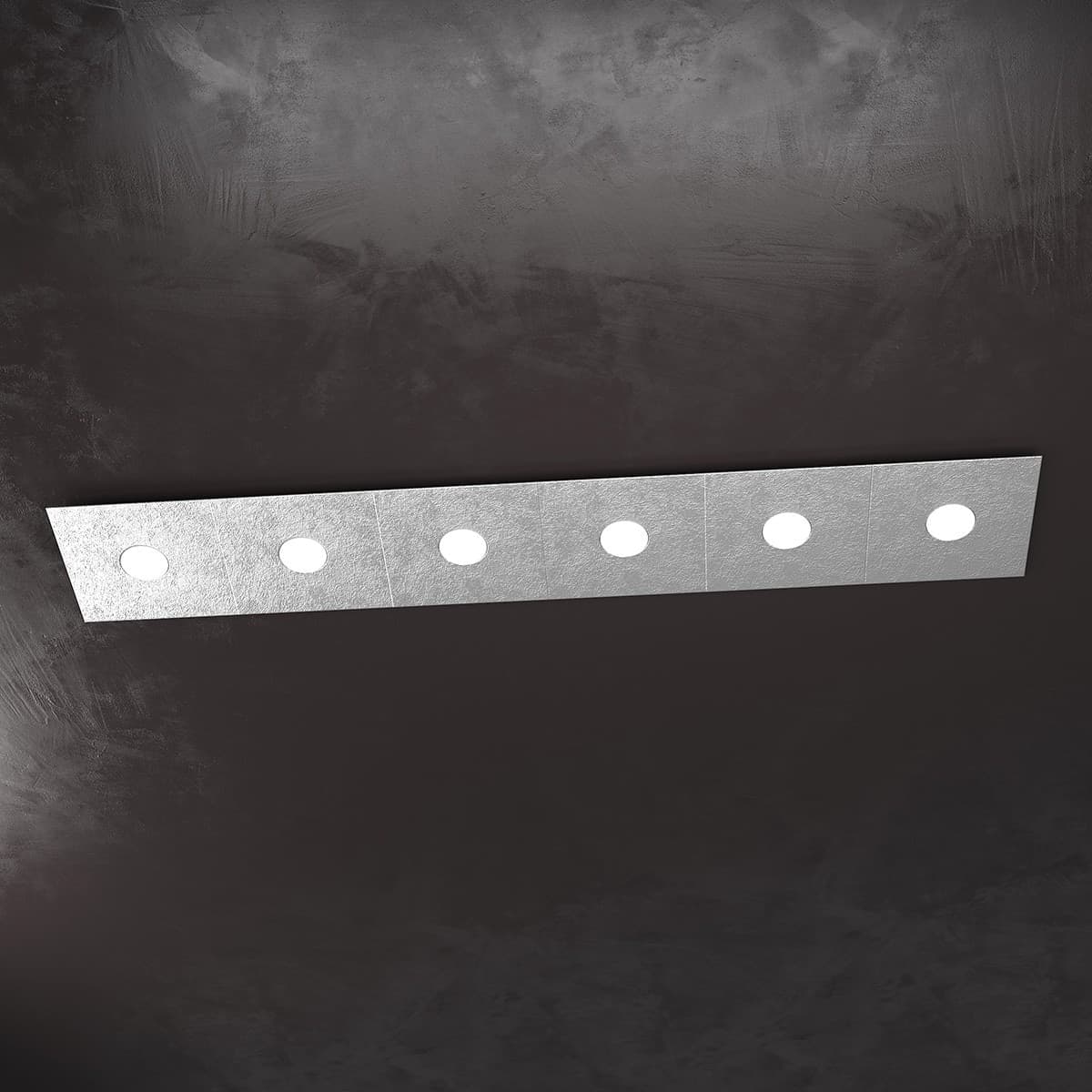 Plafoniera moderna Top Light ECCENTRIC 1156 6L GX53 LED metallo lampada parete soffitto - 24