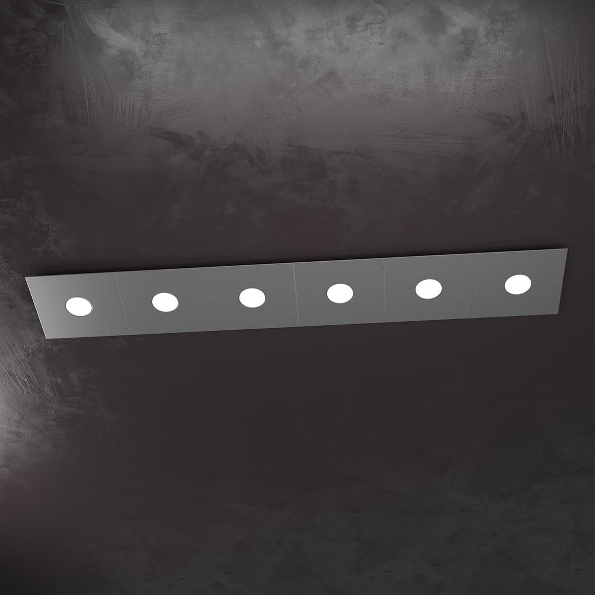 Plafoniera moderna Top Light ECCENTRIC 1156 6L GX53 LED metallo lampada parete soffitto - 26