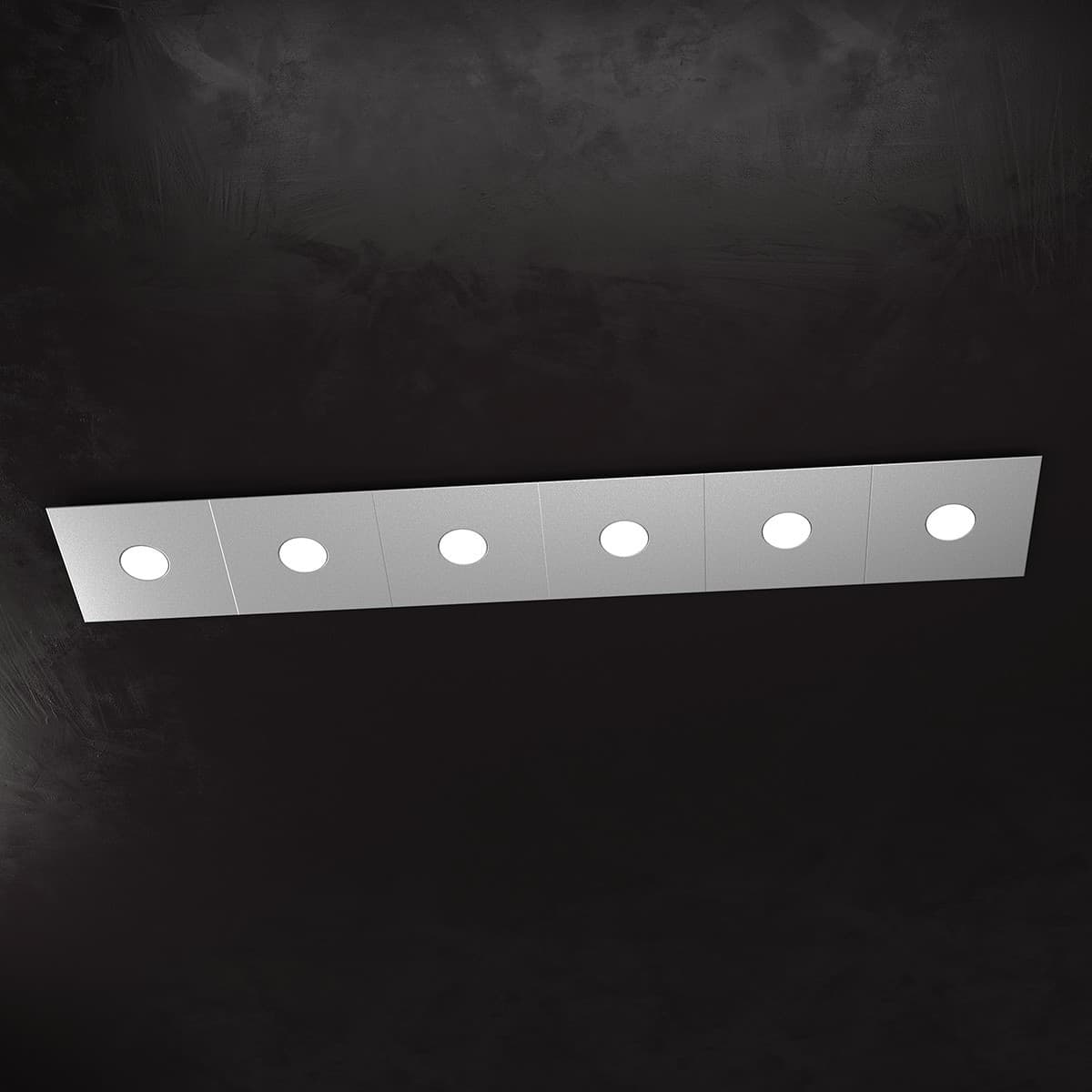 Plafoniera moderna Top Light ECCENTRIC 1156 6L GX53 LED metallo lampada parete soffitto - 27