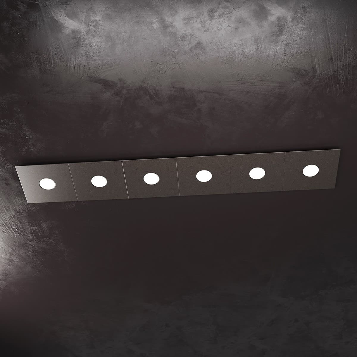 Plafoniera moderna Top Light ECCENTRIC 1156 6L GX53 LED metallo lampada parete soffitto - 28
