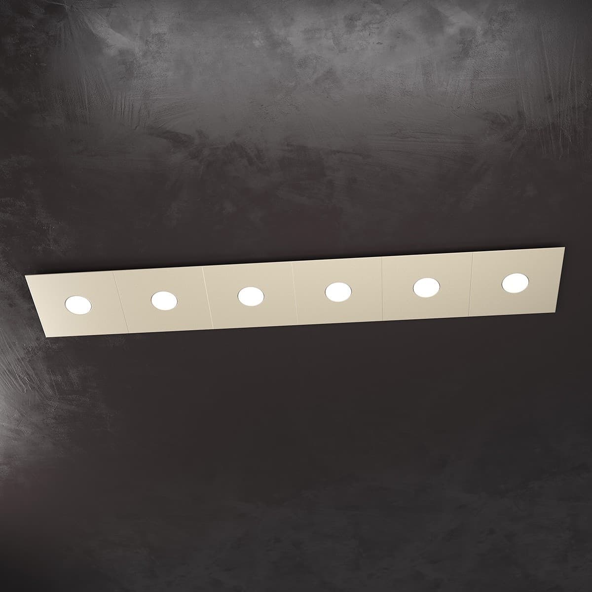 Plafoniera moderna Top Light ECCENTRIC 1156 6L GX53 LED metallo lampada parete soffitto - 29