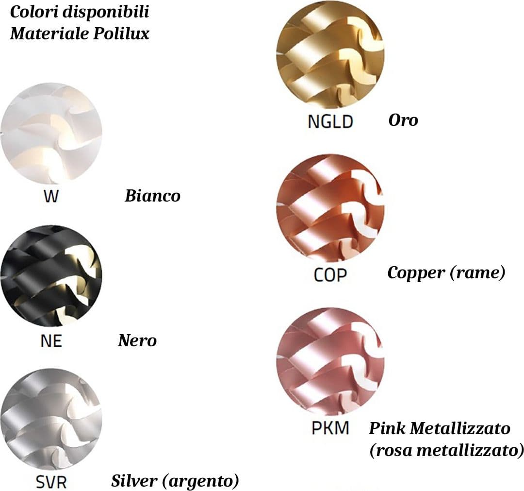 Plafoniera Linea zero CLOUD P60 E27 LED polilux lampada soffitto ultramoderna – Rosa metallico – argentato