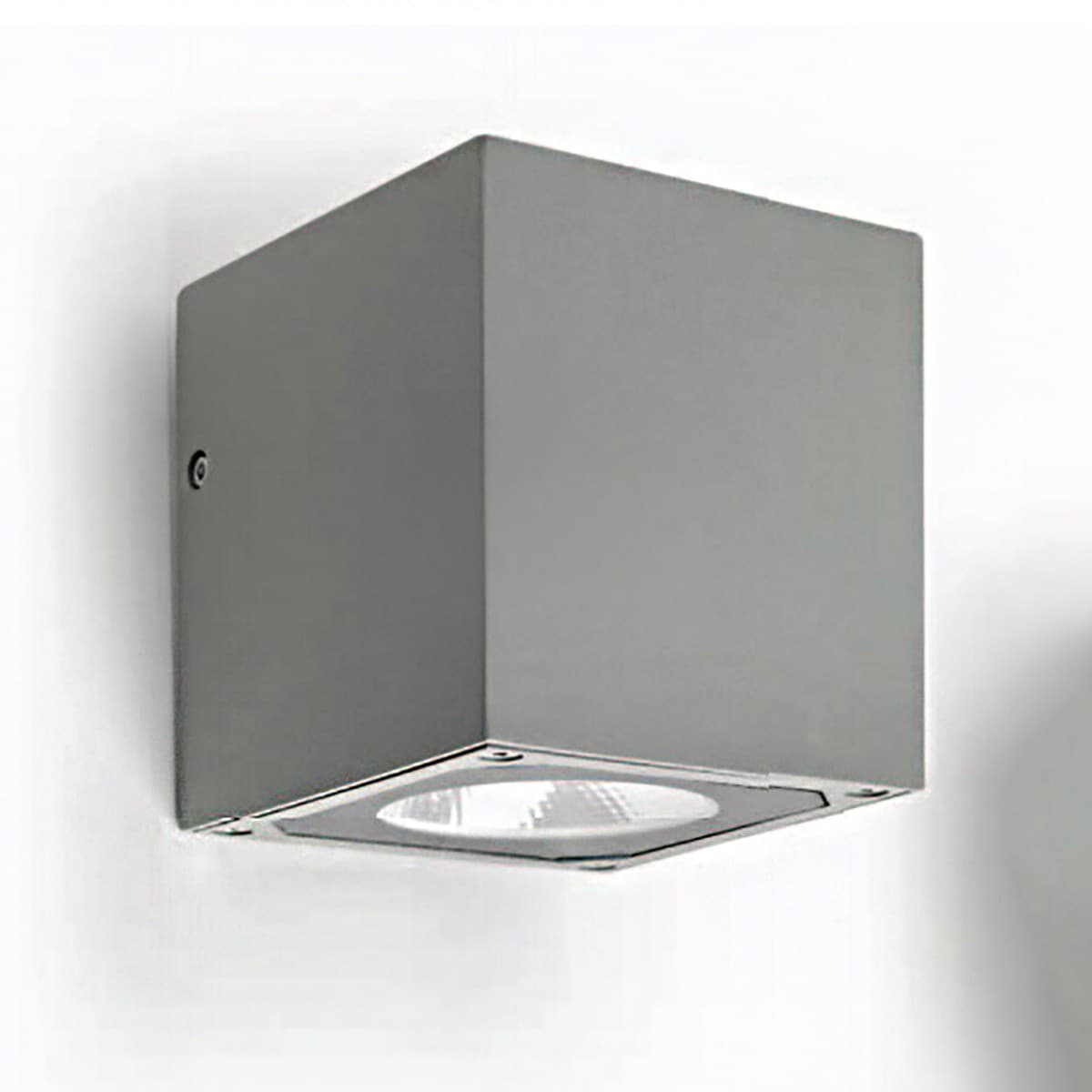 Applique esterno Pan International BOXER LED DOWN IP54 lampada parete giardino - 14