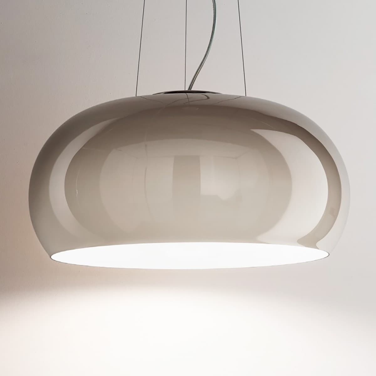 Sospensione moderna classica Due P BOWL 2692 S E27 LED lampadario vetro - 8