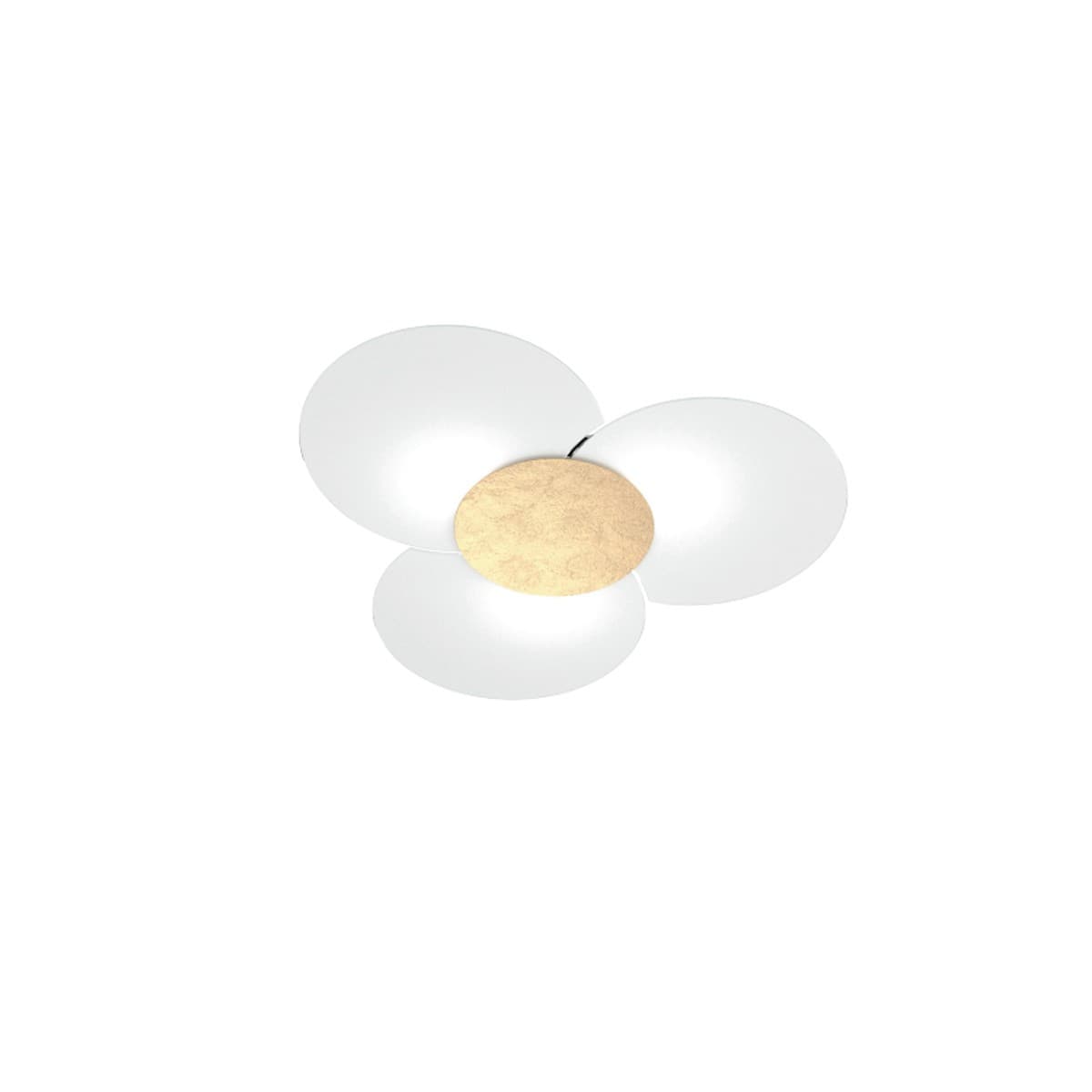 Applique moderno Top Light CLOVER 1114 45 FA FR FO E27 LED vetro lampada parete - 10