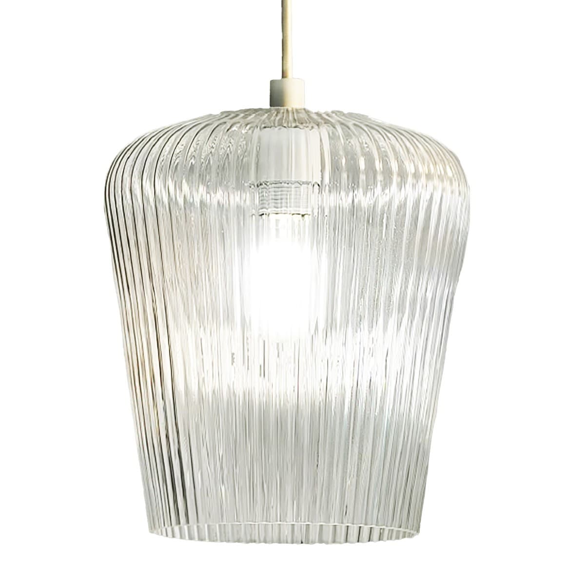 Sospensione Gea Luce NUMA BT3 MIX E27 LED vetro ambra trasparente lampadario lampada soffitto moderna - 15