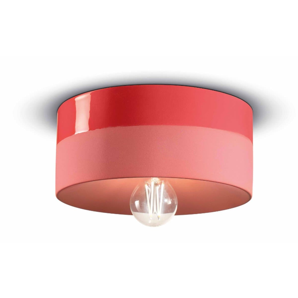 Plafoniera ceramica Ferroluce Decò PI C1793 E27 LED lampada soffitto classica moderna - 17