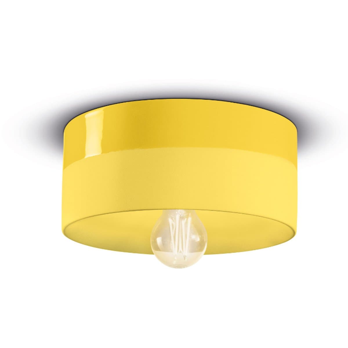 Plafoniera ceramica Ferroluce Decò PI C1793 E27 LED lampada soffitto classica moderna - 14