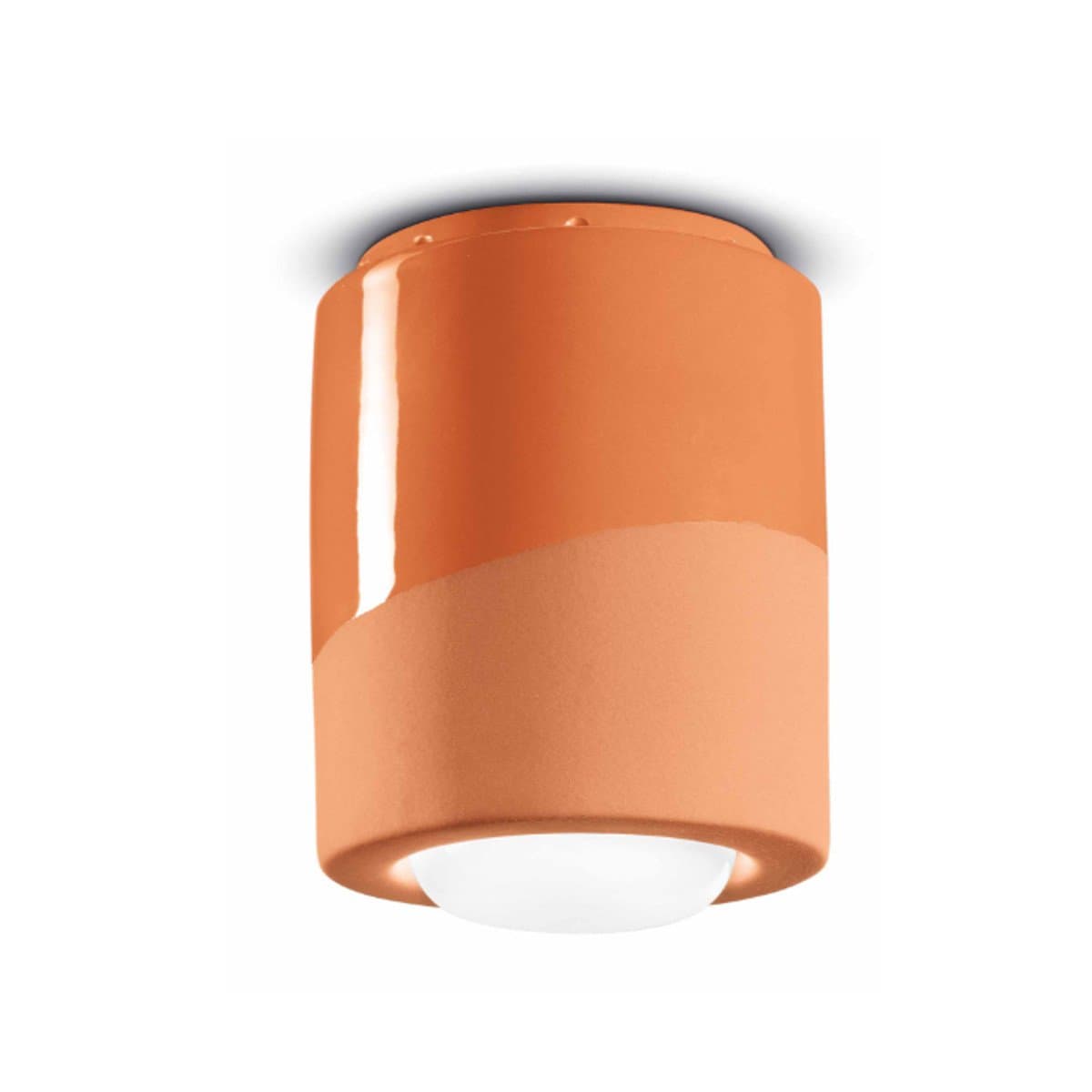 Plafoniera ceramica Ferroluce Decò PI C986 E27 LED lampada soffitto classica moderna - 12