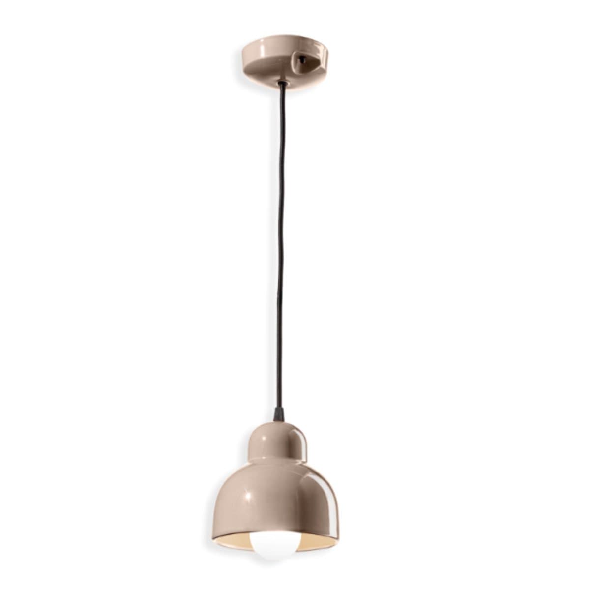 Lampadario ceramica Ferroluce Decò BERIMBAU C2611 E27 LED sospensione classica contemporanea - 17