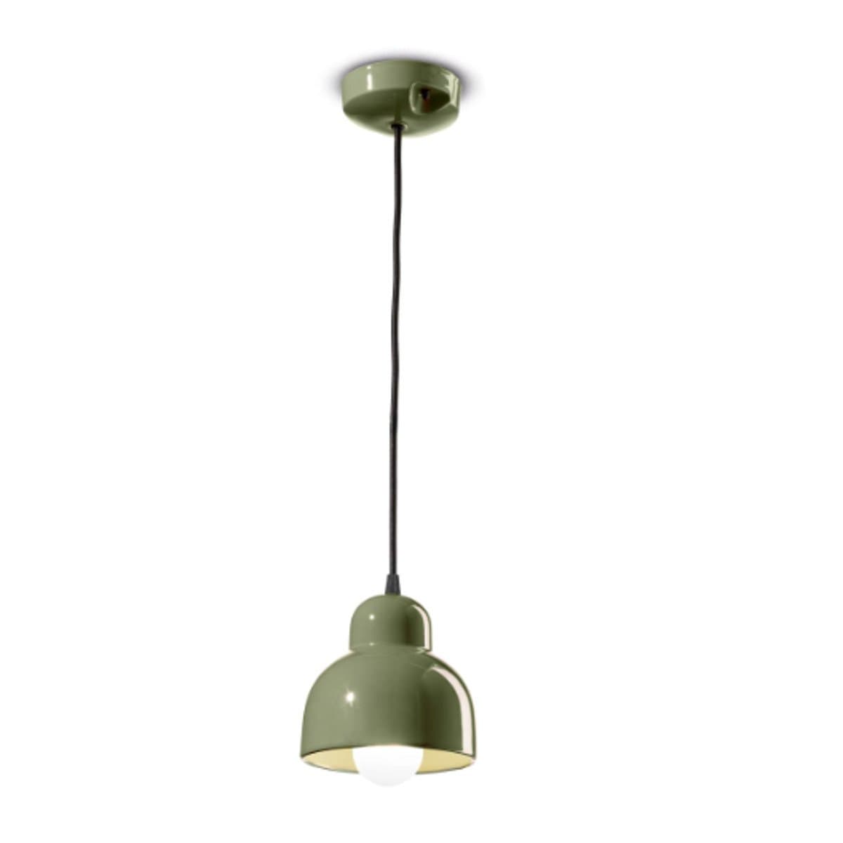 Lampadario ceramica Ferroluce Decò BERIMBAU C2611 E27 LED sospensione classica contemporanea - 15