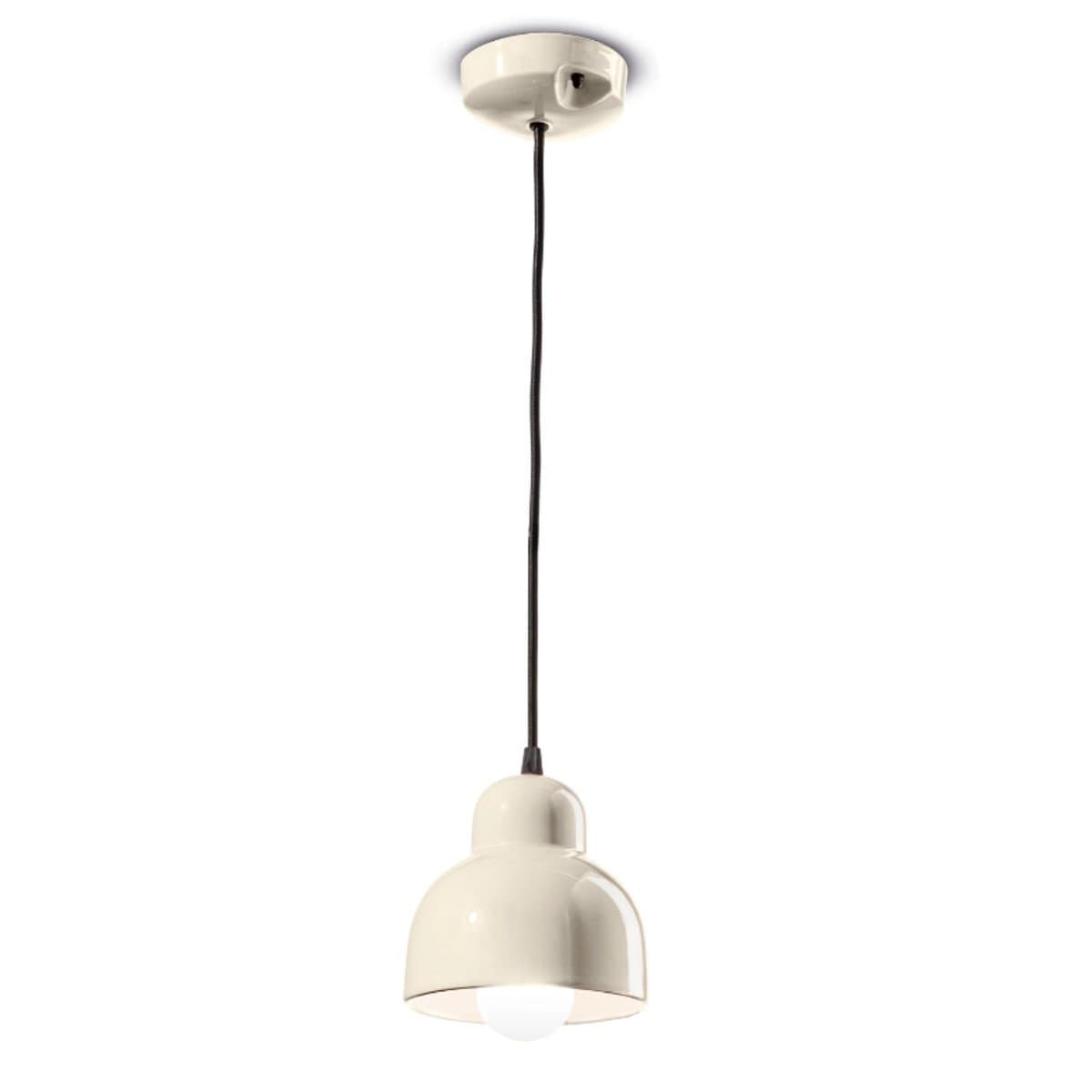 Lampadario ceramica Ferroluce Decò BERIMBAU C2611 E27 LED sospensione classica contemporanea - 12