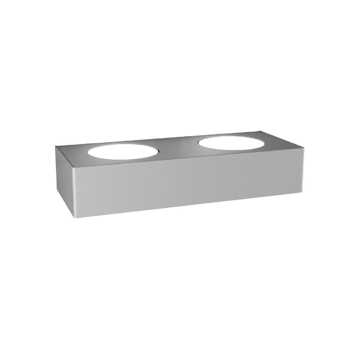 Applique moderno Top Light AREA 1127 A2 GX53 LED monoemissione lampada parete - 7
