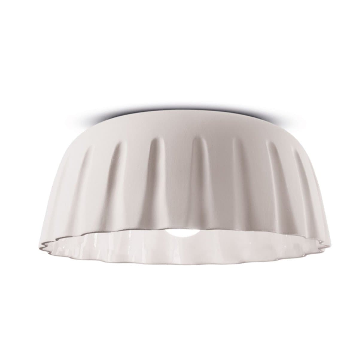 Plafoniera ceramica Ferroluce Decò MADAME GRES C2572 E27 LED lampada soffitto classica moderna - 17