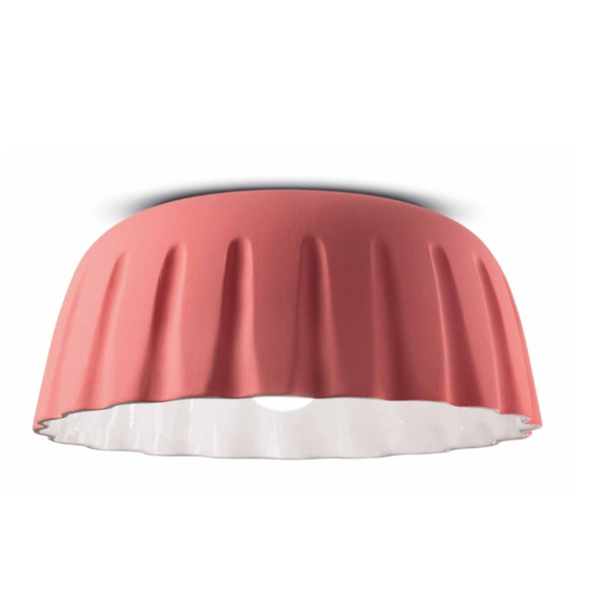 Plafoniera ceramica Ferroluce Decò MADAME GRES C2572 E27 LED lampada soffitto classica moderna - 18