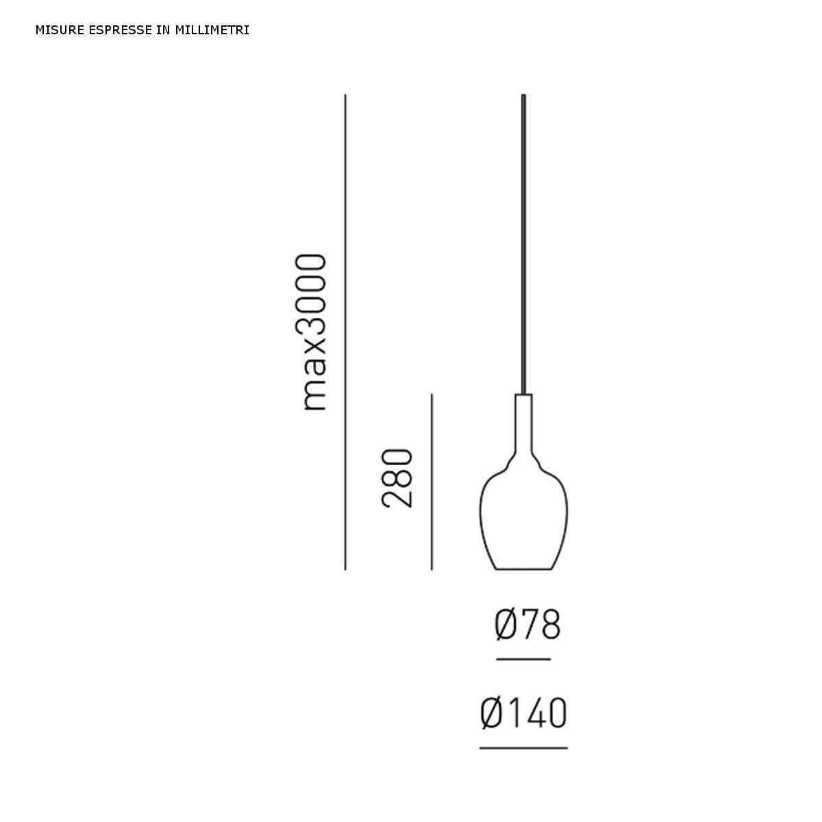 Lampadario moderno Gea Luce OFELIA MINI S10 G9 LED metallo vetro sospensione - 20