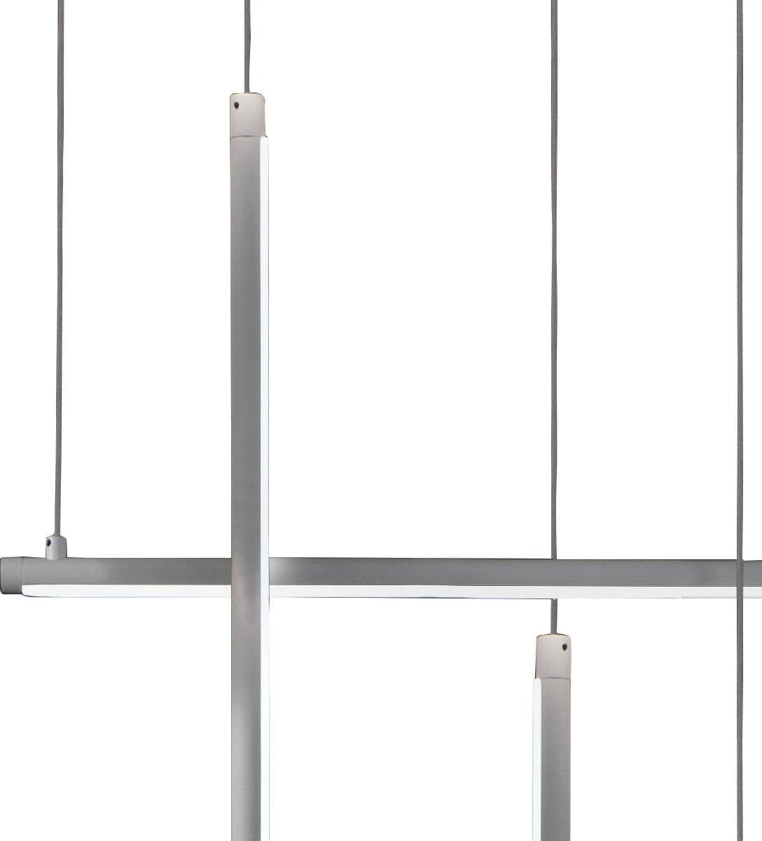 Lampadario led Promoingross NOOD S145 LED CCT 3446Lm dimmerabile telecomando sospensione lampada soffitto ultramoderna –