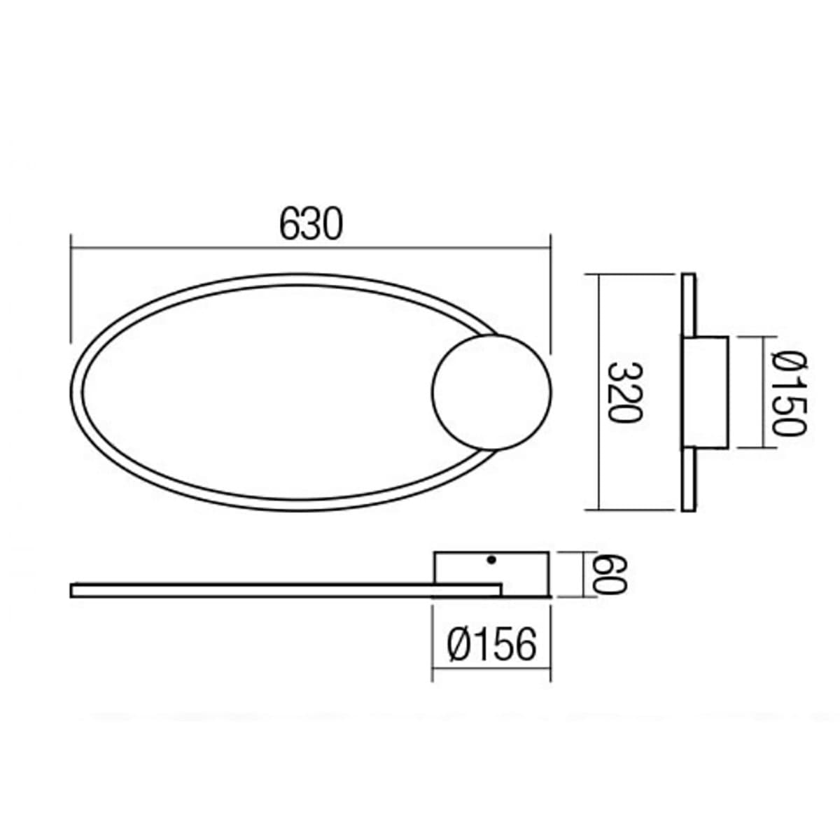 Applique led Redo Group LEO 01 3295 3296 3294 CCT dimmerabile 3 step - 9