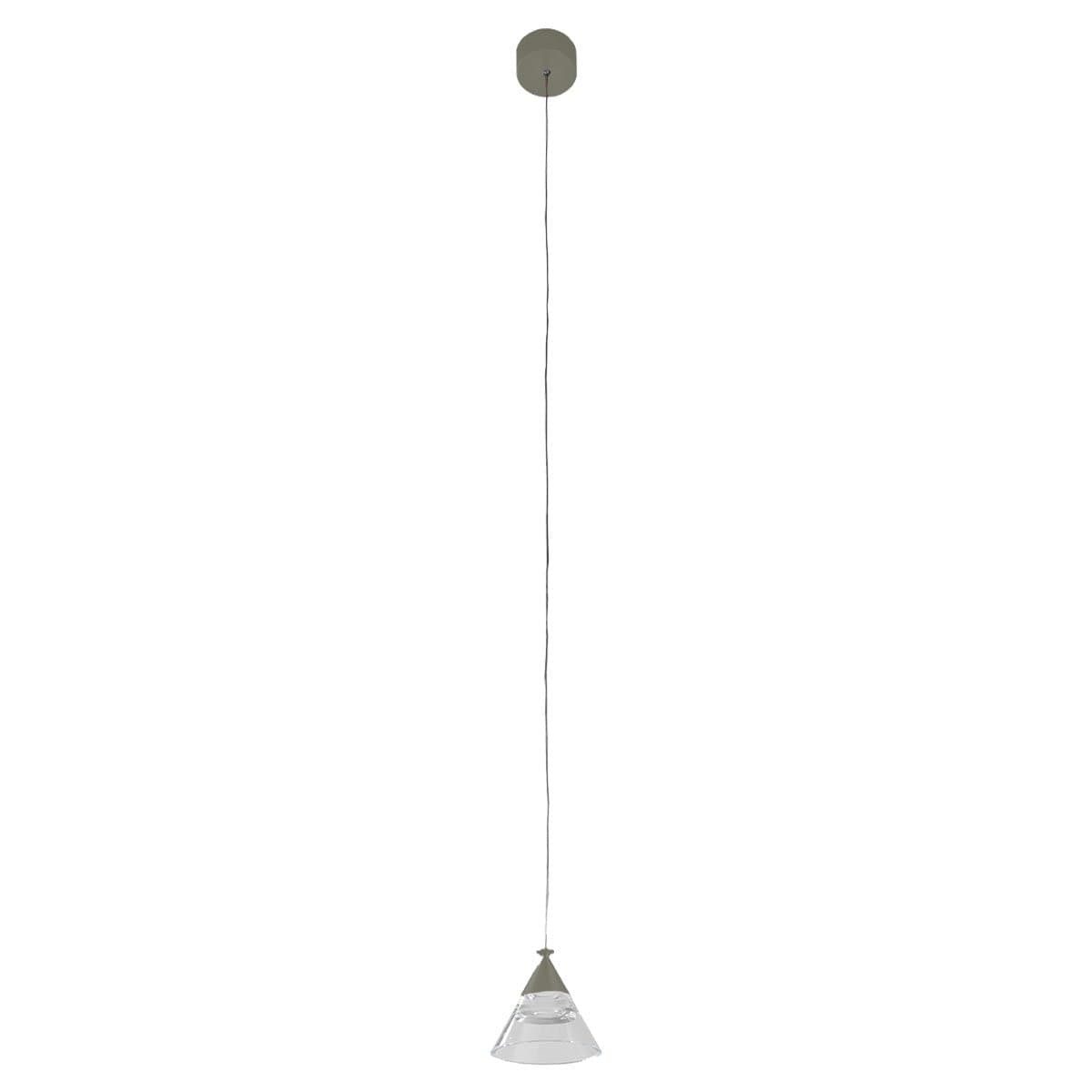 Lampadario moderno Promoingross CONY S1 LED CCT metallo metacrilato - 13