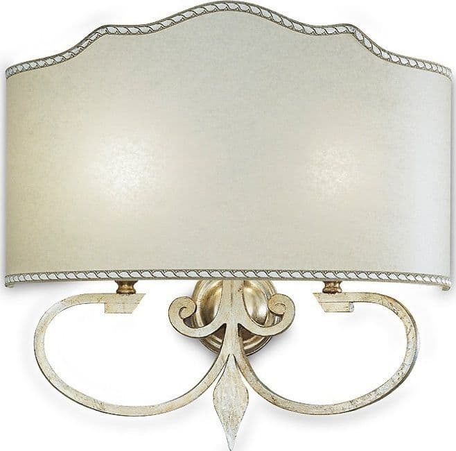 Applique classico Flami DECO 6261 A2F E27 LED ferro battuto lampada parete - 3