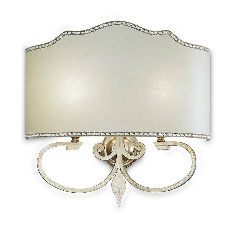 Applique classico Flami DECO 6261 A2F E27 LED ferro battuto lampada parete - 3