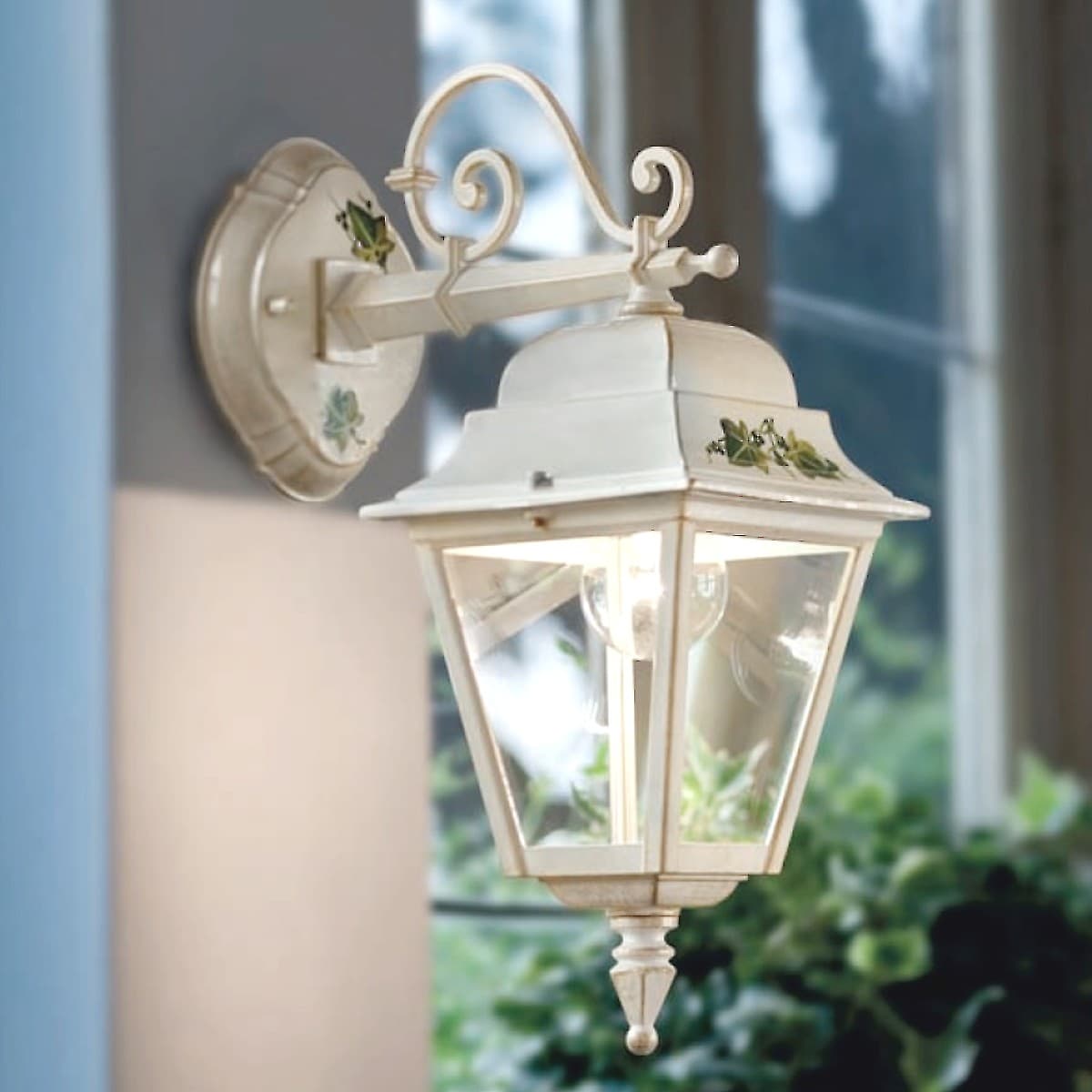 Applique classico Ferroluce GORIZIA A100 AP E27 LED alluminio lampada parete - 9