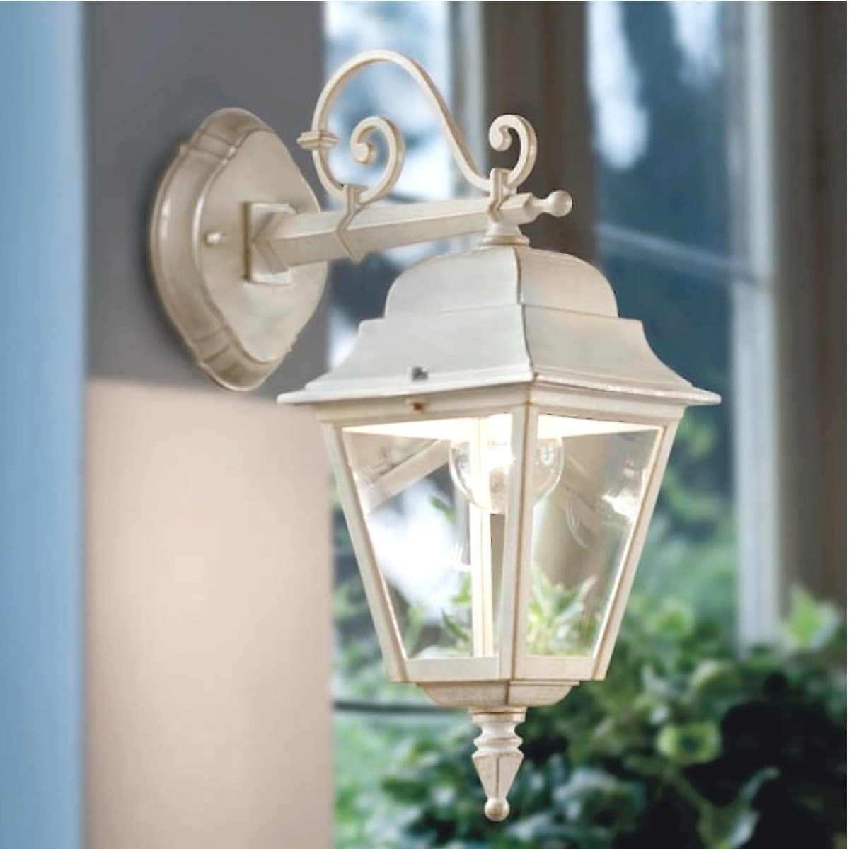 Applique classico Ferroluce GORIZIA A100 AP E27 LED alluminio lampada parete - 10