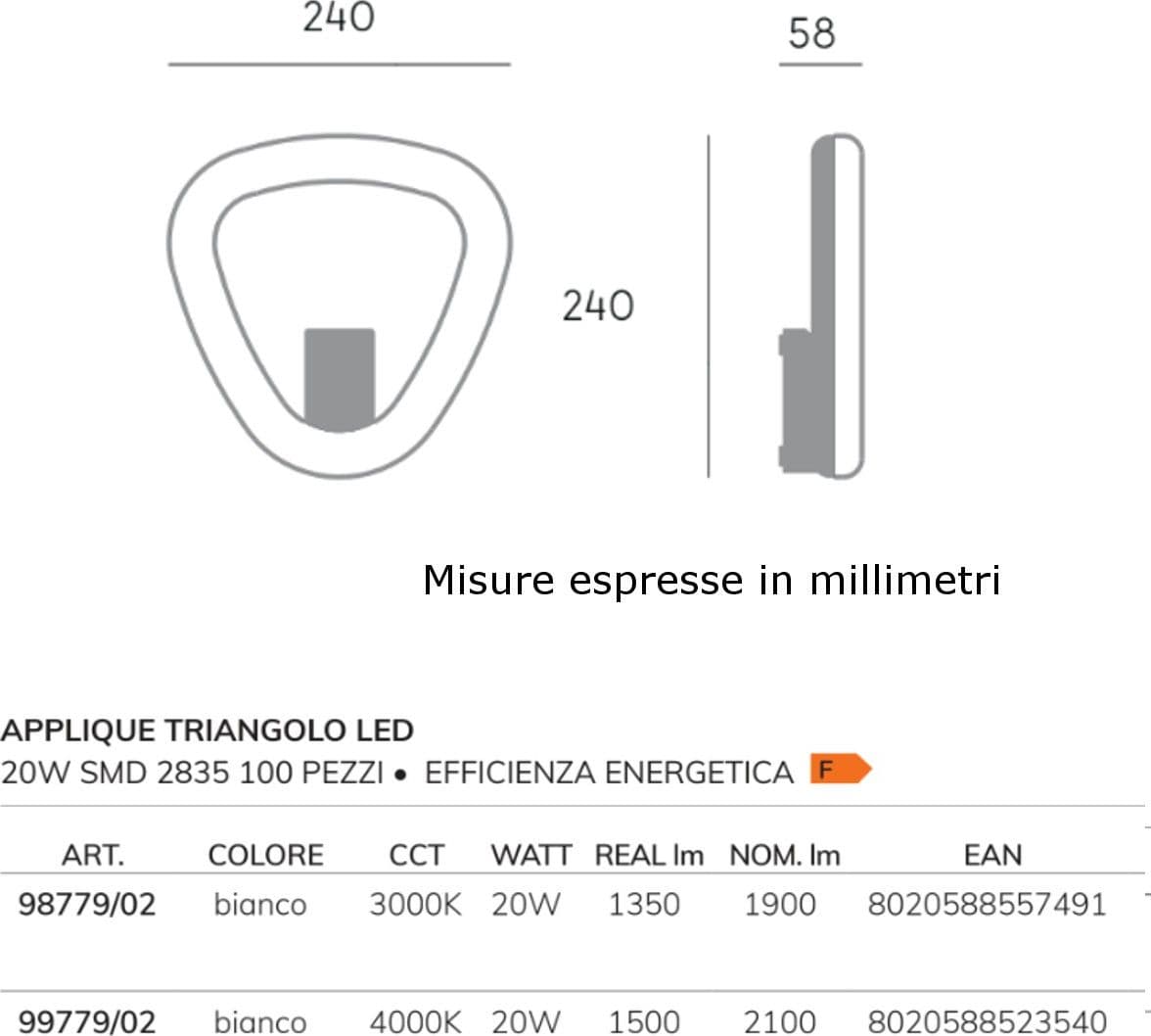 Applique-esterno-Sovil-DAPHNE-99779-98779-LED-IP65-bianco-lampada-parete-giardino